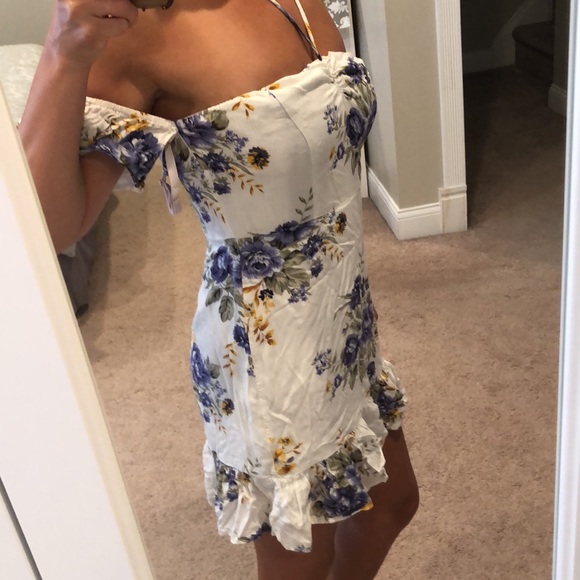 F21 Spring Flounce Dress - Picture 3 of 7